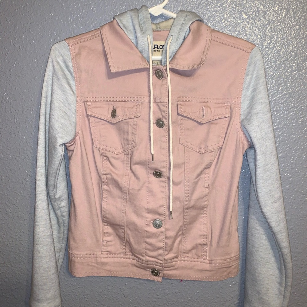 Pink jean jacket